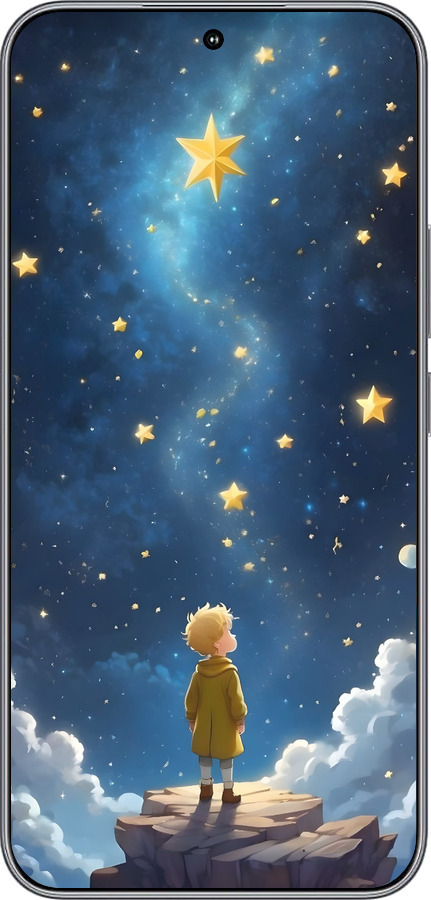 Силиконовый чехол Маленький принц для Huawei Honor 400 5G - 6326u-4017 изображение 