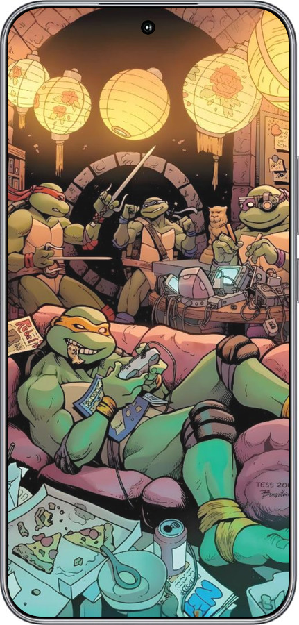 Силиконовый чехол Черепашки нинзя для Huawei Honor 400 5G - 6346u-4017 изображение 