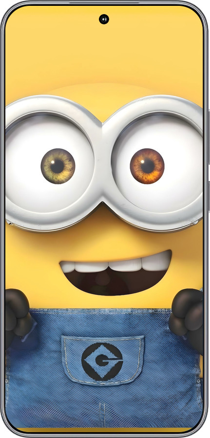 Силиконовый чехол Миньон для Huawei Honor 400 5G - 6389u-4017 изображение 