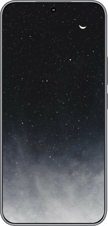 Силиконовый чехол Сині хмари, Синій місяць для Huawei Honor 400 5G - 6396u-4017 изображение 