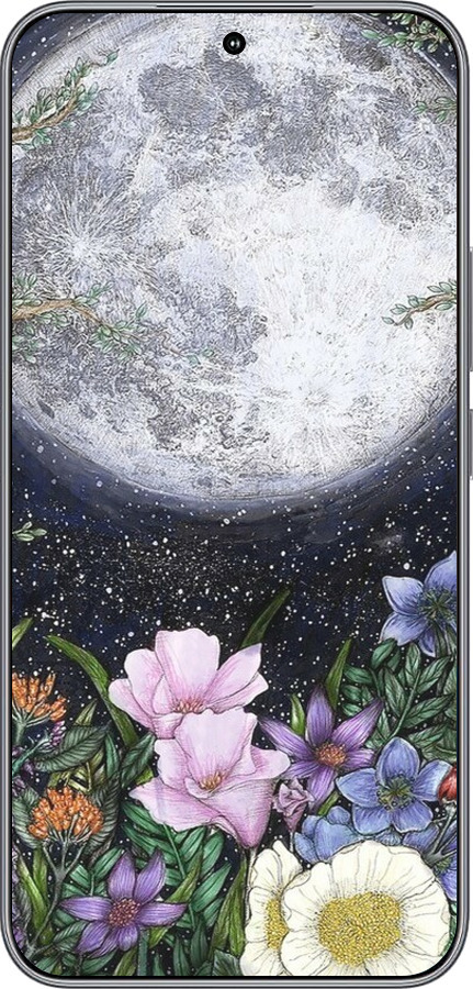 Силиконовый чехол Полночь в саду II для Huawei Honor 400 5G - 6424u-4017 изображение 