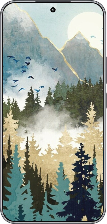 Силиконовый чехол С изображением лесного пейзажа для Huawei Honor 400 5G - 6548u-4017 изображение 