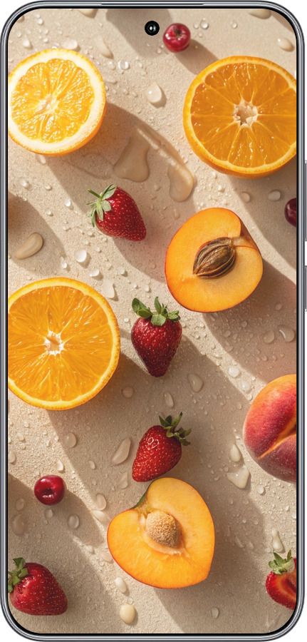 Силиконовый чехол Фрукты 3 для Huawei Honor 400 5G - 6703u-4017 изображение 