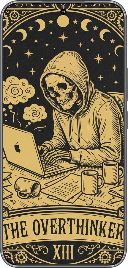 Силиконовый чехол The Overthinker для Huawei Honor 400 5G - 6774u-4017 изображение 