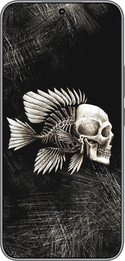 Силиконовый чехол Рыбо-человек для Huawei Honor 400 5G - 683u-4017 изображение 