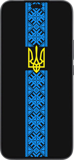 Силиконовый чехол Тризуб в вышиванке для Huawei Honor 400 Lite 5G - 1158u-3993 изображение 