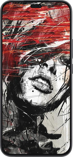 Силиконовый чехол Лицо девушки для Huawei Honor 400 Lite 5G - 1162u-3993 изображение 