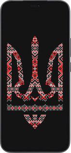 Силіконовий чехол Герб - вишиванка на чорному фоні для Huawei Honor 400 Lite 5G - 1196u-3993 изображение 