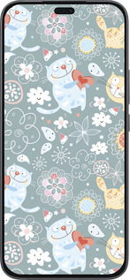 Силиконовый чехол Котята v3 для Huawei Honor 400 Lite 5G - 1223u-3993 изображение 