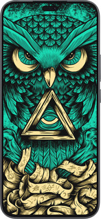 Силиконовый чехол Сова Арт-тату для Huawei Honor 400 Lite 5G - 3971u-3993 изображение 