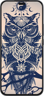 Силиконовый чехол Узорчатая сова для Huawei Honor 400 Lite 5G - 4000u-3993 изображение 
