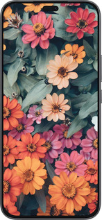 Силиконовый чехол Beauty flowers для Huawei Honor 400 Lite 5G - 4050u-3993 изображение 