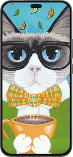 Силиконовый чехол Cat&Coffee для Huawei Honor 400 Lite 5G - 4053u-3993 изображение 