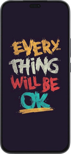 Силиконовый чехол Все будет хорошо для Huawei Honor 400 Lite 5G - 4068u-3993 изображение 