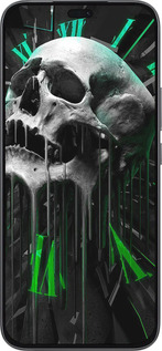 Силиконовый чехол Череп-часы для Huawei Honor 400 Lite 5G - 4100u-3993 изображение 