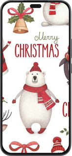 Силиконовый чехол Merry Christmas для Huawei Honor 400 Lite 5G - 4106u-3993 изображение 