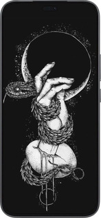 Силиконовый чехол Змея в руке для Huawei Honor 400 Lite 5G - 4149u-3993 изображение 