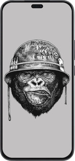 Силиконовый чехол military monkey для Huawei Honor 400 Lite 5G - 4177u-3993 изображение 