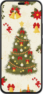 Силиконовый чехол Новогодняя елка для Huawei Honor 400 Lite 5G - 4198u-3993 изображение 