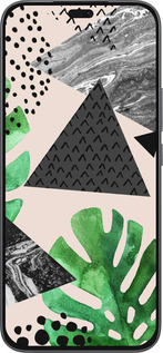 Силиконовый чехол Монстера для Huawei Honor 400 Lite 5G - 4304u-3993 изображение 