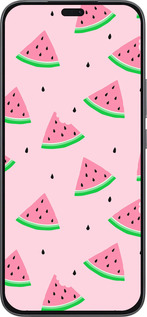 Силиконовый чехол Розовый арбуз для Huawei Honor 400 Lite 5G - 4314u-3993 изображение 