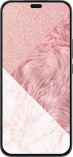 Силиконовый чехол Розовые текстуры для Huawei Honor 400 Lite 5G - 4343u-3993 изображение 