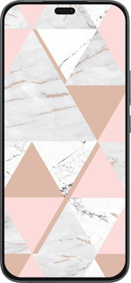 Силиконовый чехол Мраморная симметрия для Huawei Honor 400 Lite 5G - 4344u-3993 изображение 