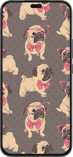 Силиконовый чехол мопсики 2 для Huawei Honor 400 Lite 5G - 4362u-3993 изображение 