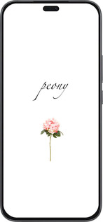 Силиконовый чехол Пион для Huawei Honor 400 Lite 5G - 4366u-3993 изображение 