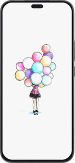 Силиконовый чехол Шарики для Huawei Honor 400 Lite 5G - 4387u-3993 изображение 