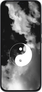 Силиконовый чехол Инь и Янь для Huawei Honor 400 Lite 5G - 4389u-3993 изображение 