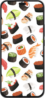 Силиконовый чехол Суши для Huawei Honor 400 Lite 5G - 4404u-3993 изображение 