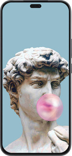 Силиконовый чехол Микеланджело для Huawei Honor 400 Lite 5G - 4500u-3993 изображение 