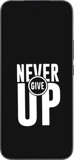 Силіконовий чехол Ніколи не здавайся для Huawei Honor 400 Lite 5G - 4572u-3993 изображение 