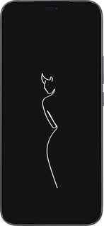 Силиконовый чехол Силуэт1 для Huawei Honor 400 Lite 5G - 4590u-3993 изображение 