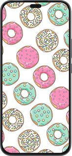 Силиконовый чехол Пончики 1 для Huawei Honor 400 Lite 5G - 4657u-3993 изображение 