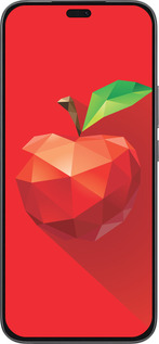 Силиконовый чехол Яблоко для Huawei Honor 400 Lite 5G - 4696u-3993 изображение 