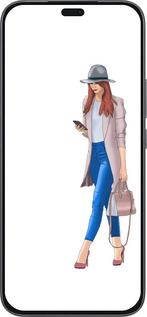 Силиконовый чехол Девушка 1 для Huawei Honor 400 Lite 5G - 4751u-3993 изображение 