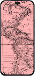 Силиконовый чехол Карта для Huawei Honor 400 Lite 5G - 4794u-3993 изображение 