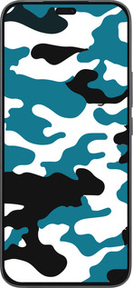 Силиконовый чехол Камуфляж прозрачный фон для Huawei Honor 400 Lite 5G - 4877u-3993 изображение 