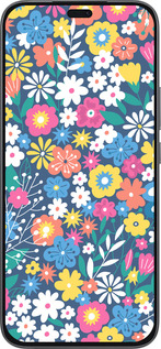 Силиконовый чехол Цветочный фон v4 для Huawei Honor 400 Lite 5G - 5494u-3993 изображение 