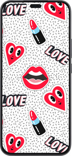 Силиконовый чехол Стикеры v3 для Huawei Honor 400 Lite 5G - 5502u-3993 изображение 