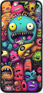 Силиконовый чехол Cмешные монстры для Huawei Honor 400 Lite 5G - 5549u-3993 изображение 
