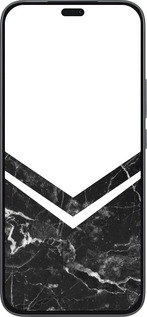 Силиконовый чехол Мраморный шеврон для Huawei Honor 400 Lite 5G - 5570u-3993 изображение 