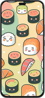 Силіконовий чехол Суші патерн для Huawei Honor 400 Lite 5G - 5583u-3993 изображение 