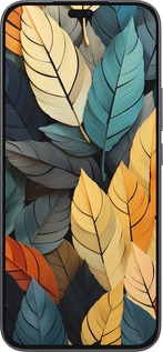 Силиконовый чехол Кольорове листя для Huawei Honor 400 Lite 5G - 5644u-3993 изображение 