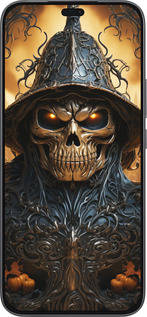 Силиконовый чехол Череп 2 для Huawei Honor 400 Lite 5G - 5652u-3993 изображение 