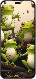 Силиконовый чехол Жабки для Huawei Honor 400 Lite 5G - 5656u-3993 изображение 