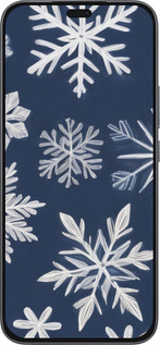 Силиконовый чехол Снежинки для Huawei Honor 400 Lite 5G - 5821u-3993 изображение 