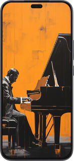 Силиконовый чехол Чехол для телефона Мужчина за Роялем для Huawei Honor 400 Lite 5G - 5938u-3993 изображение 